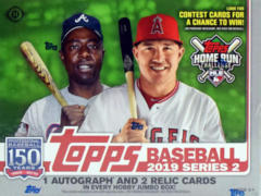 2019 Topps MLB Baseball Series 2 JUMBO Box